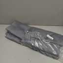 Yakamok Blackout Curtains 96 Inches Thermal Insulated Grey Room Darkening Window Drapes with 8 Grommets Window Treatment Curtain for Living Room Bedroom,52 Inch Width, Set of 2 Gray