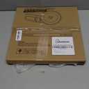 13.5" 340mm Microwave Turntable Plate Compatible with Panasonic F06015Q00AP F06014T00AP, 13 1/2 inch Replacement Microwave Glass Plate for GE WB49X10114 (13.5" Small Coupler Hole)