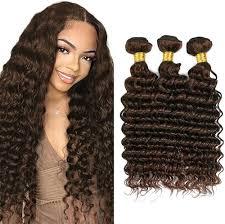 Bundles Human Hair 9inch Curly, Brown