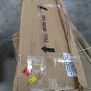 Bathroom Shower Glass Door, 44"-48" W76" H Fixed Framed Pivot Swing Shower Door, 1/4"(6mm) Clear Tempered Glass, Brushed Gold Finish