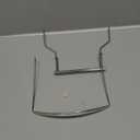 VGEBY Harmonica Neck Holder, 10 Holes, Silver, Metal + Rubber Tube, C Major Key, Comfortable Neck Brace, Hands