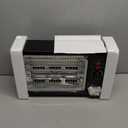 JASUN Portable Space Heater Electric Radiant Heater Fast Heating with Adjustable Thermostat, Portable Indoor Heater with Handle Quiet Energy Saving 1250W/1500W for Office Home Garage Bedroom Black