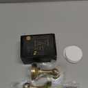 MECCANIXITY Magnetic Door Stoppers Stainless Steel Door Stops, Wall Floor Mounted Doors Holder Keep Doors Open for Home Office Closet (Golden Bronze,Pack Of 2)