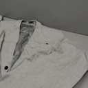 Men's Suit 3 Piece Linen Suits Slim Fit Suit Blazer Vest Pants Set Wedding Prom Tuxedos Business Casual Suit (Gray, XL)