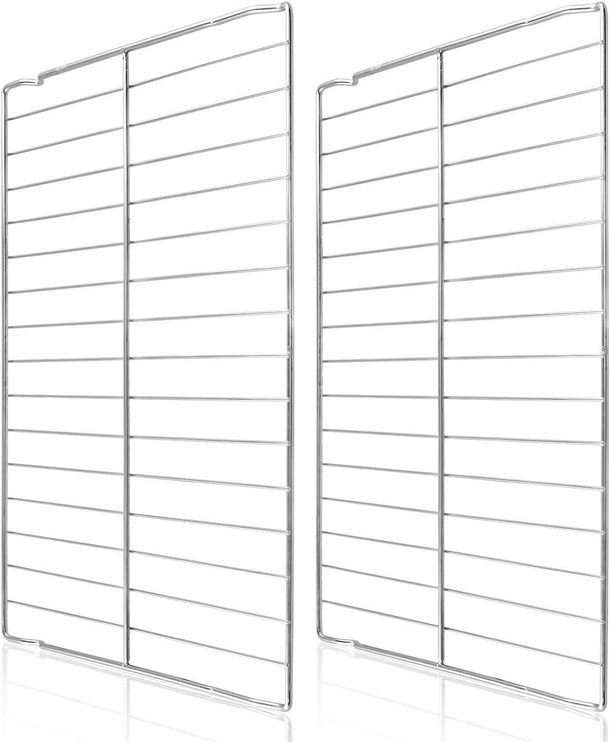 2 Pack WB48T10011 Oven Rack Fit for Range GE KenMore Oven, 24" x 17.7" Range Oven Stove Wire Rack Replace 261083 AP2031155 EAP249581 PS249581 1550790 AH249581