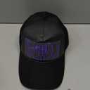 LED Hats,LED Display Screen Baseball Caps with Bluetooth APP Control Customizable Animations Text USB 5V LED Music Note Smart Cap for Christmas & Halloween Parties