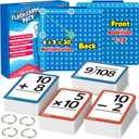 Torlam Math Flash Cards + Math Board, Multiplication Flash Card Times Table Chart, Math Manipulatives Division, Addition, Subtraction Games Toys for Kids, 1st, 2nd, 3rd, 4th, 5th, 6th Grade