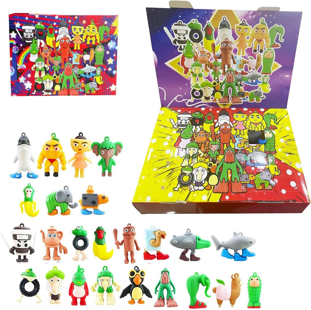 Advent Calendar 2026 for Kids,24 Days of Surprise Countdown Calendar with 24pcs figurines for Boys & Girls,Gifts for Valentine's Day Easter, Fun Christmas Party Favors for Kids