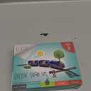 Battery Operated Action Locomotive Toy Train Set for Wooden Tracks, (Magnetic)-Compatible with Thomas The Train Toys, Brio Tram Set for Toddlers 3-5 and up, Stocking Stuffers for Kids (Blue)