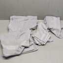 GLAMBURG Ultra Soft 8 Piece Towel Set - 100% Pure Ring Spun Cotton, Contains 2 Oversized Bath Towels 27x54, 2 Hand Towels 16x28, 4 Wash Cloths 13x13 - Ideal for Everyday use, Hotel & Spa - Light Grey