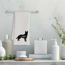 SPBL&L German Shepherd Kitchen Towels, German Shepherd Decor Dish Towels for Kitchen, German Shepherd Gifts for Women, German Shepherd Mom Gifts, German Shepherd Decorative Hand Towels, 16x24 Inch