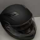 Helmets Full Face for Men Women Adult Smoked Sunshield, Balck (XXL)