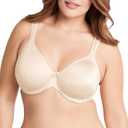 Bali Live It Up Underwire Bra, Seamless Shapewear Bra with Cushioned Straps, Full-Coverage T-Shirt Bra for Everyday Wear (42DD)