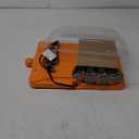 Smart Chicken Coop Heater, 200 Watts Chick Heater Built-in Adaptive Temperature Sensor, Chicken Coop Heater for Winter, Coop Heater Adaptable to Timer and Temp Controllers,UL-Compliant (Orange)