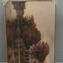 ARPEOTCY Vintage Framed Canvas Wall Art, Living Room Autumn Scenery Pictures Fall Wall Decor, Kitchen Landscape Paintings Prints Farmhouse Retro Country Prints, 16x24 Inch