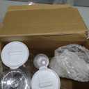 99 Pcs Mimosa Bar Supplies Bridal Shower Decorations 34 oz Plastic Water Carafe with Lids Plastic Champagne Flutes with Straws the Bubbly Banner for Rose Gold Bachelorette Mimosa Party