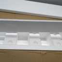 LOCALAND 30 in. W x 4 in. H Engineered Stone Backsplash for Bathroom Vanity Sink Top in Ariston White