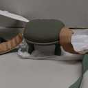 Shoulder and Neck Massager, Bionic Heated Massager, Neck Massager with Fingers, 4D Kneading Massage for Home and Travel (Mesh Green)