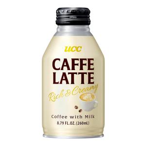 7UCC Ready to Drink Caffe Latte, 8.79 FL OZ (Pack of 24), Delicious, Rich and Creamy, Convenient Bottled Coffee Drinks For On-the-Go, Imported from Japan BBD: 02-08-2