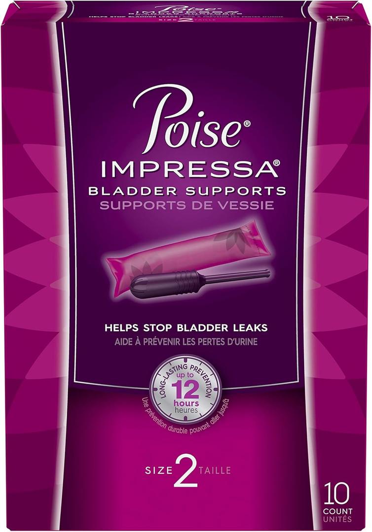 Poise Impressa Bladder Supports, Size 2 - 10 ct