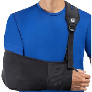Custom SLR/Healjoy Medical Arm Sling with Split Strap Technology, Ergonomic Design for Men & Women