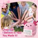 Positive Gifts for Women, Birthday Graduation Teacher Appreciation Gifts for Girls Friends Daughter Sister Teens Coworker, Emotional Inspirational Support Cheer Up Handmade Crochet Axolotl Desk Decor