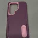 BaHaHoues for Samsung Galaxy S26 Ultra Case with Built in Kickstand, Shockproof/DropProof Military Grade Protective Cover for Galaxy S26 Ultra (Night Purple/Baby Pink)