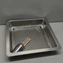 Soil Sifter Strainer Sift Screen Composter - Stainless Dirt sifter,16"Rock Sifter,Bonsai Sifter for Gardening,Metal Soil Sieve Set,2 Interchangeable net Compost Sieve,Substitute Wooden Garden Sifter.