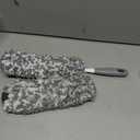 Microfiber Duster with an Extra Washable and Reusable Duster Head, Microfiber Dusters for Household Cleaning, Gray