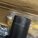 Industrial Double Curtain Rods for Windows 31 to 95 Inch, Adjustable Telescoping 1 Inch Black Double Curtain Rod Set Heavy Duty Blackout Wrap Around Curtain Rods for Living room, Sliding Glass Door