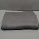 Urban Lotus Total Blackout Bedroom Window Curtains Linen Textured Blackout Thermal Insulated Energy Saving Noise Reducing Drapes Grommet Top Window Treatment, 2 Panels (52 W x 54 L, Grey)