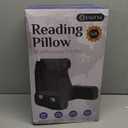 ENITYA 22" XL Back Pillow for Bed Sitting Up, Reading Pillow with Built-in Arms, Soft Back Support Chair, Ideal for Watching TV, Gaming, Nursing, Resting, Post Surgery, Dark Grey, XL(5'3"-5'11")