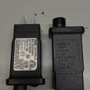 12V 12W LED Transformer Replacement Class 2 Power LED Controller with 8 Modes Supply for Christmas String Light Inflatable Decorations IP44 Waterproof Low Voltage Transformer(2 Pcs)