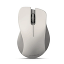 Perixx PERIMICE-621M Wireless Mouse - Silent Click with Ergo Design - Compatible for Desktop and Laptop PC - Wireless 2.4 GHz - Beige