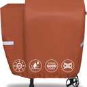 73700 Grill Cover for Pit Boss 700FB, Lexington 540 and Lexington 500, Classic 700 Wood Pellet Grills, 600D Waterproof Fade Resistant BBQ Grill Cover with Elastic Drawstrings, Brown
