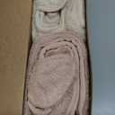 KeaBabies 2-Pack Hooded Baby Towels for Newborn - 30x30 Soft & Absorbent Viscose from Bamboo Baby Bath Towels with Hood for Infant, Toddler,Kids,Boys Girls,Newborn Bath Essentials (Almond, Petite)