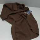 IECOii Extra Large Dog Sweater 4XL,Thermal Warm Dog Sweaters for Giant Breed Dogs,Turtleneck Knitted Knitwear for Pet Winter,Stretchy&Easy On Doggy Sweatshirt for Doberman,Great Dane(Brown,XXXXL)