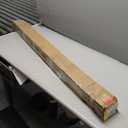 2 Pack Heavy Duty 1 Inch Diameter Single Curtain Rods 72-144 Adjustable Window Curtain Rod with Aluminum Alloy Cylindrical Cap Finials, Wall Mount and Ceiling Mount, Matte Black