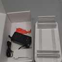 Unitek Multi Charging Station, 10-Port USB Charger for Multiple Device with SmartIC Tech and Adjustable Dividers, Organizer Stand Compatible with iPad, Tablet, Kindle, iPhone (60W,White)