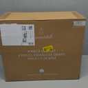 The Peanutshell 4 Piece Organic Cotton Baby Crib Bedding Set for Girls - Newborn, Infant & Toddler Nursery Bed Set Decor with Two Crib Sheets, Dust Ruffle Comforter - Safari Oasis