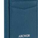 Slim Wallet Minimalist Front Pocket RFID Blocking Men and Women Leather Wallets