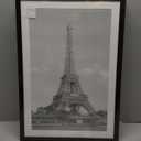 upsimples 13x19 Picture Frame Set of 5, Display Pictures 11x17 with Mat or 13 x 19 Without, Wall Gallery Poster Frames, Black