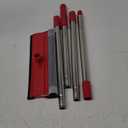 DSV Standard Window Squeegee, 2-in-1 Window Cleaner with 55" Extension Poles, Window Washing Kit, Glass Door Cleaner, Multi-Use Car Windshield Cleaning Tool with Long Handle for High Outdoor Windows