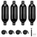 KEMIMOTO 4 Packs Inflatable Boat Bumpers For 15-35ft Boat