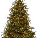 National Tree Company 7.5 ft Pre-Lit Fraser Grande Artificial Christmas Tree, 1,000 Clear Lights, 3,719 Tips, Includes Stand, Green
