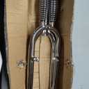 1 inch Threaded Bicycle Fork 26" Dual Springer Suspension Bike Fork, Classical Fork for Cruiser Chopper Bike, Disc Brake