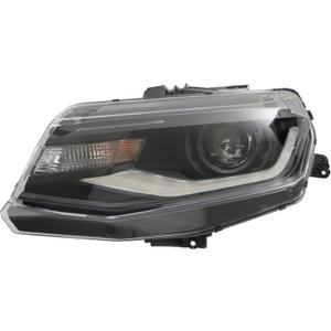 Silscvtt Headlights Assembly Replacement for Chevy Camaro 2016-2018 Camaro ZL1 2019-2022 HID Headlamp with DRL Driver Side GM2502423 84364823