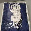 Heated Blanket Electric Blanket Full Size, Super Soft Cozy Upgraded Flannel Heating Blanket with 9 Heating Levels & 1-9 Hours Auto Off, Fast Heat & Overheat Protection, 72" x 84", Blue