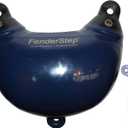 Dan Fender FenderStep - Multi-Purpose Boarding Step and Boat Fender  Easy Access Stepping Ladder & Bumper - Yacht, Pontoon & Boat Accessories for Docking (Navy Blue)