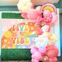 4 x Five Is a Vibe Birthday Party Decorations Girl Five is Vibe Birthday Decoration 5th Party Decorations Daisy Groovy Hippie Boho Party Favor